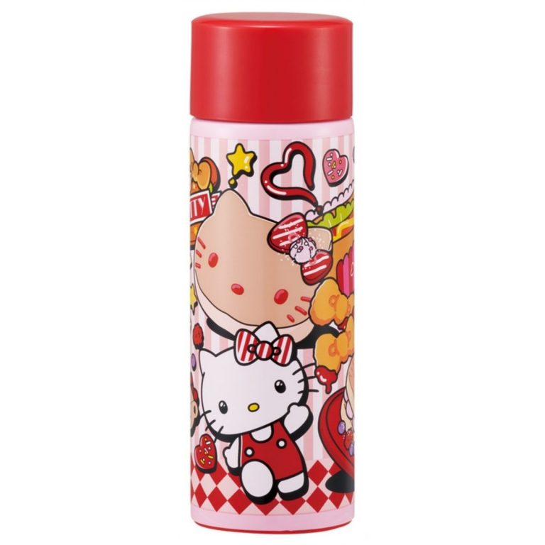 Skater- 口袋型不鏽鋼保溫瓶120ml（Hello Kitty 美式餐廳款） SMBC1B