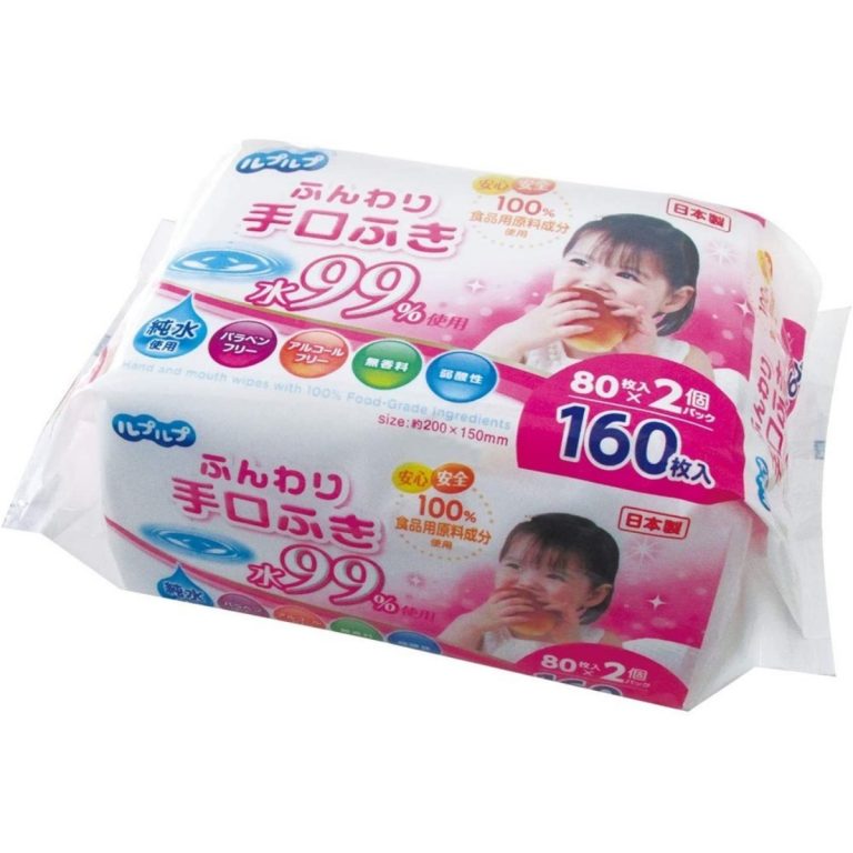 Life-do.Plus- LPLP 柔軟手口濕巾 水分含量99% 80枚×2包 570g