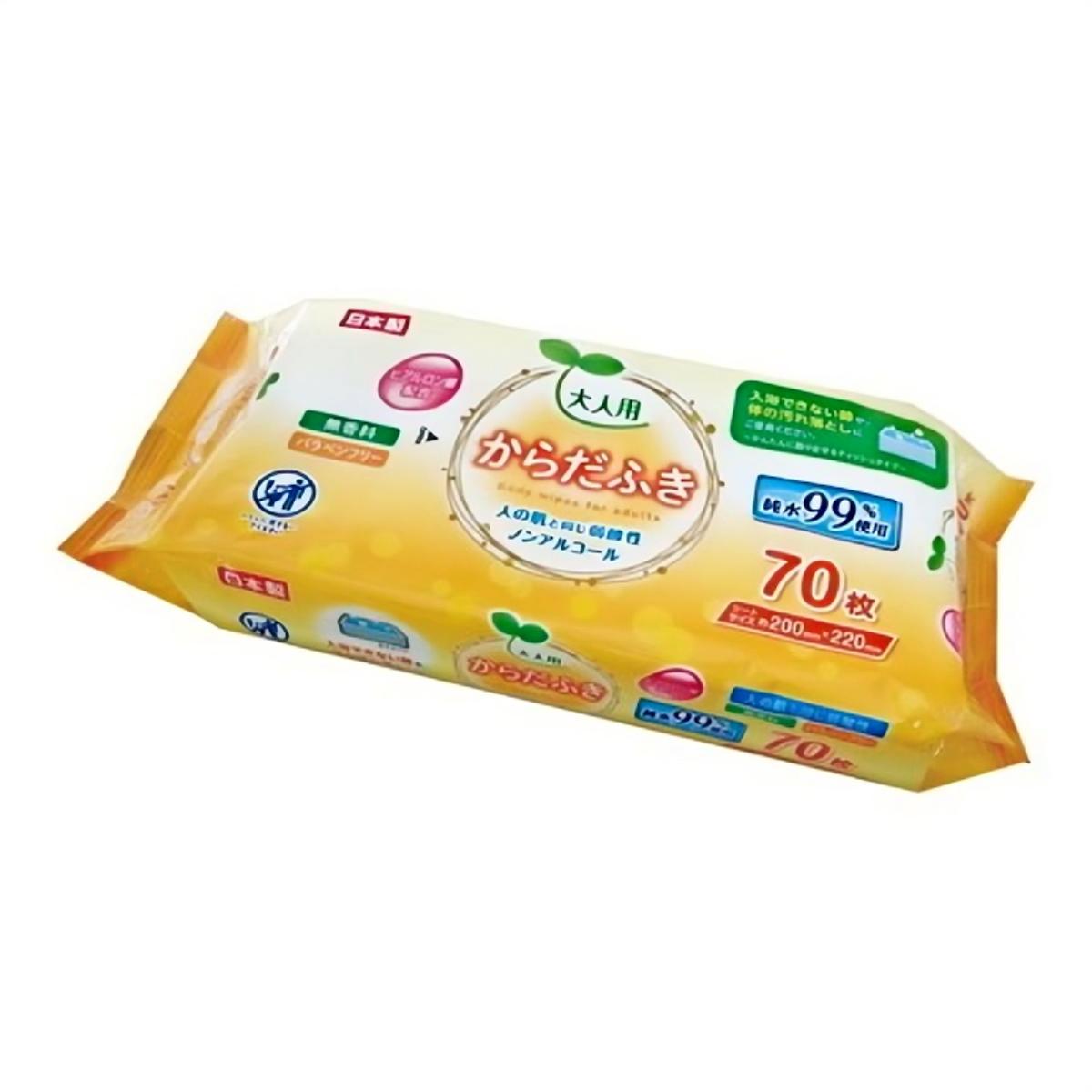 Life-do.Plus- 成人用 身體濕紙巾 70枚 320g