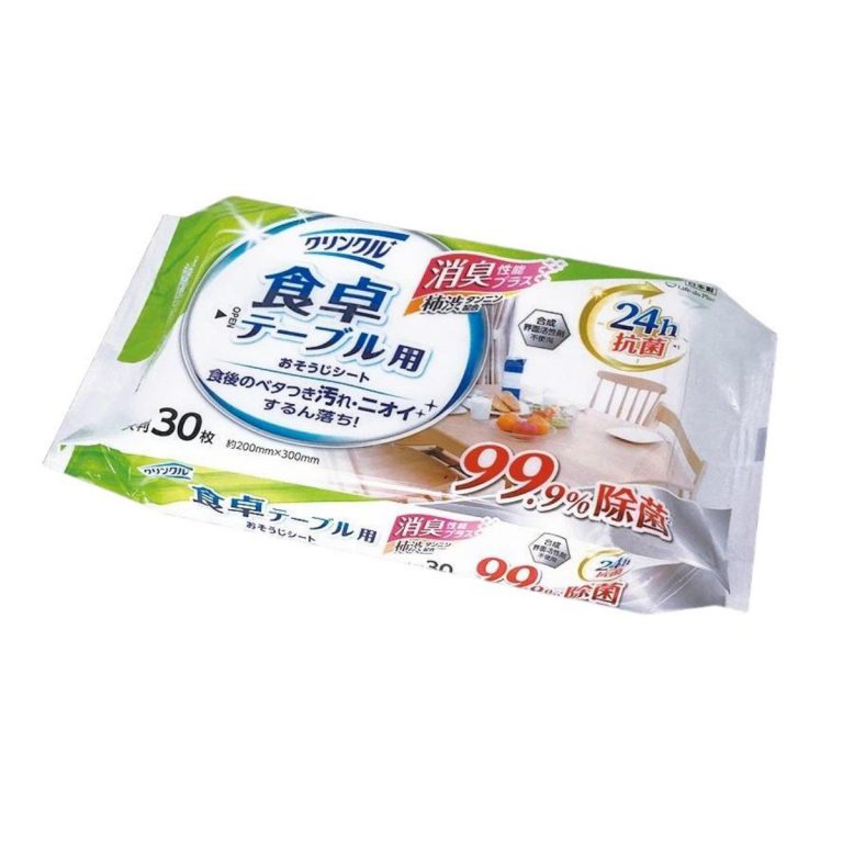 Life-do.Plus- Crinkle 餐桌用清潔濕巾 24小時抗菌 30枚 200g