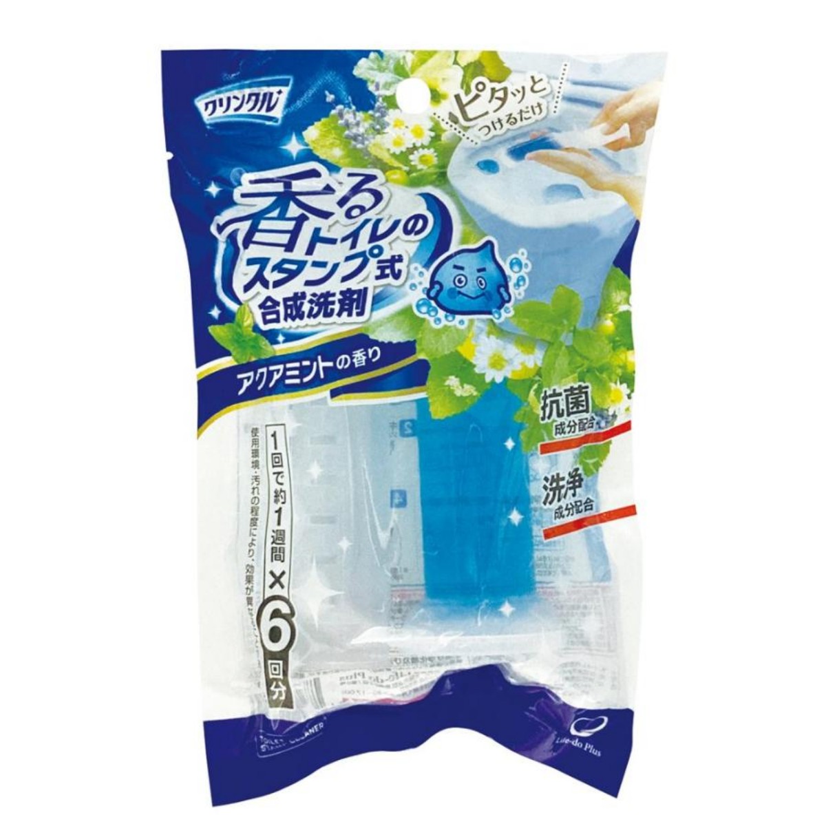 Life-do.Plus- Crinkle Fragrant Toilet Stamp Synthetic Cleaner 84g