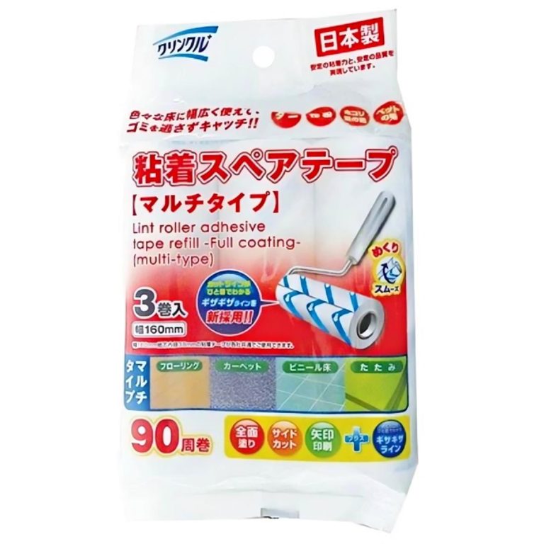 Life-do.Plus- Crinkle 黏著備用膠帶 多用途 全面塗層 90圈×3捲 380g