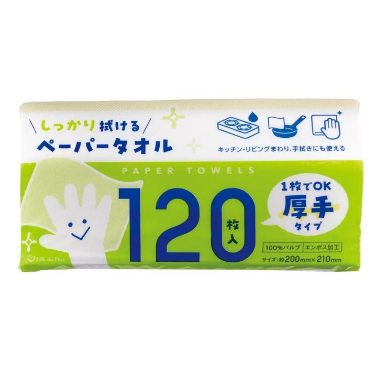 Life-do.Plus- Thick Paper Towel 120 sheets 182g