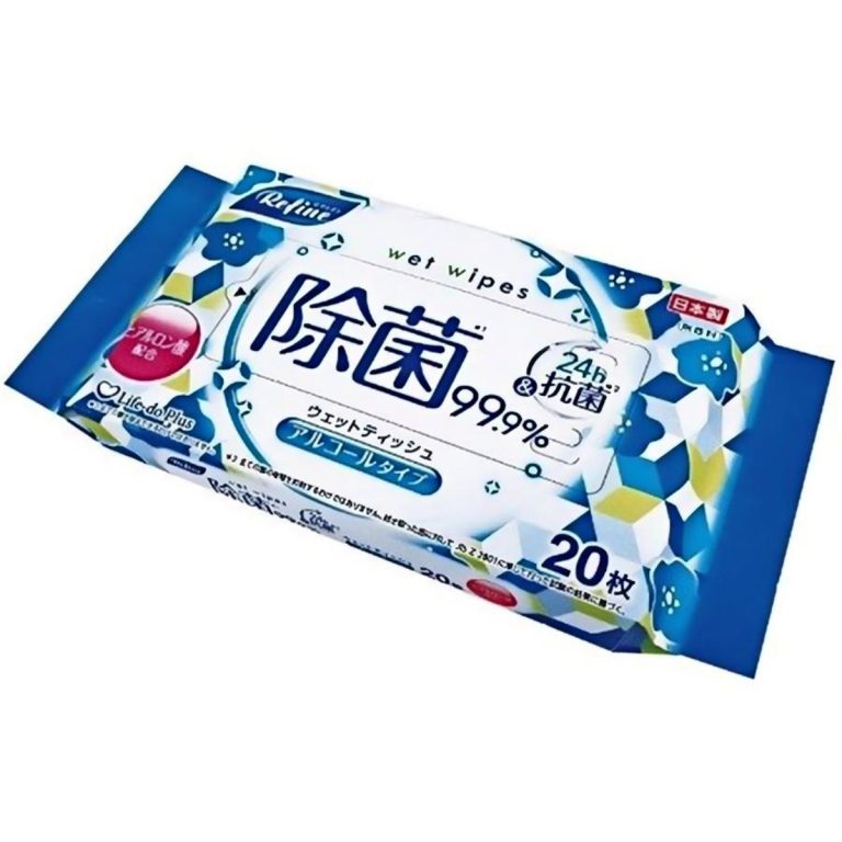 Life-do.Plus- Refine 酒精除菌 大尺寸濕紙巾 20枚 135g