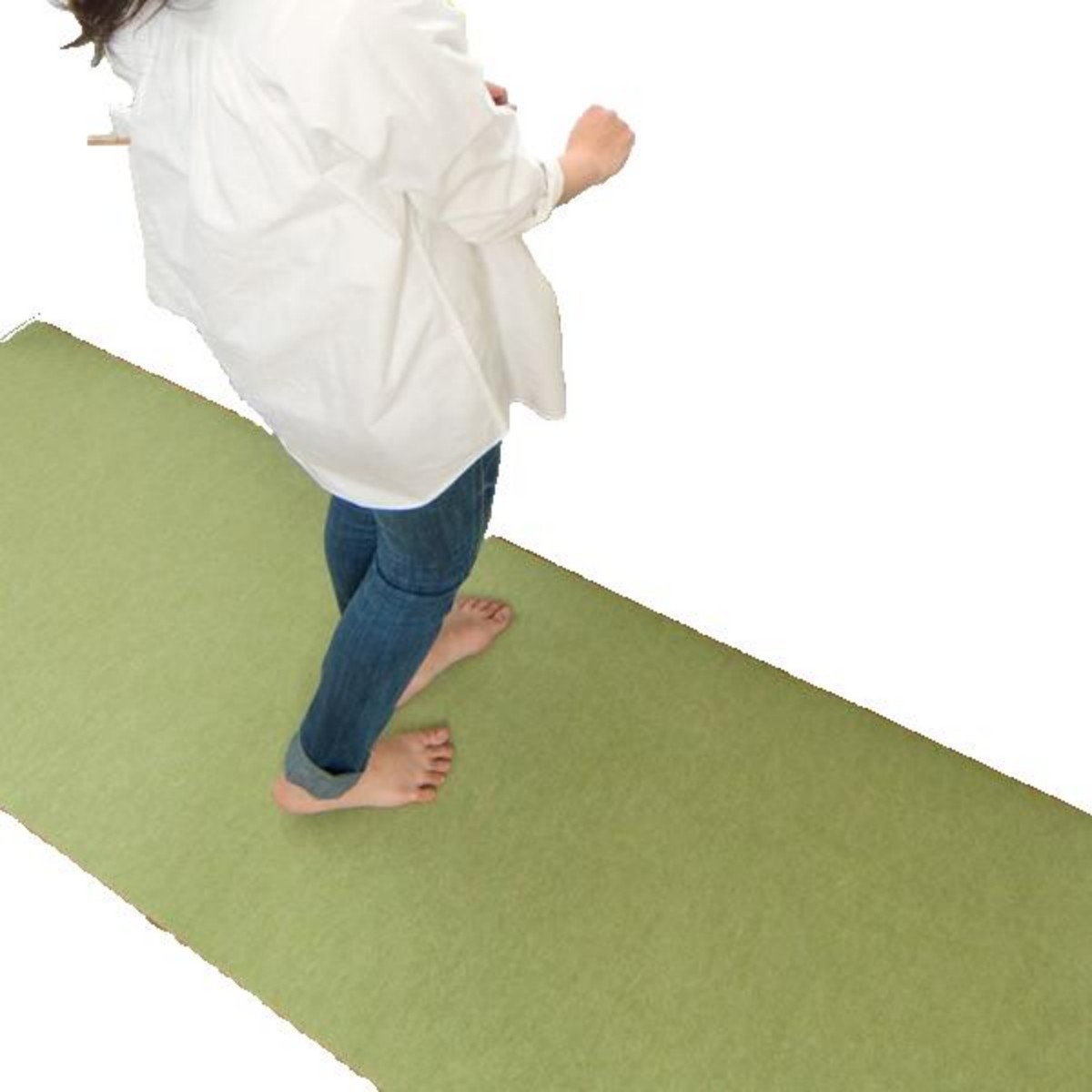 SANKO- おくだけキッチンマット（撥水）６０ｘ１８０ｃｍ KL-43 GR