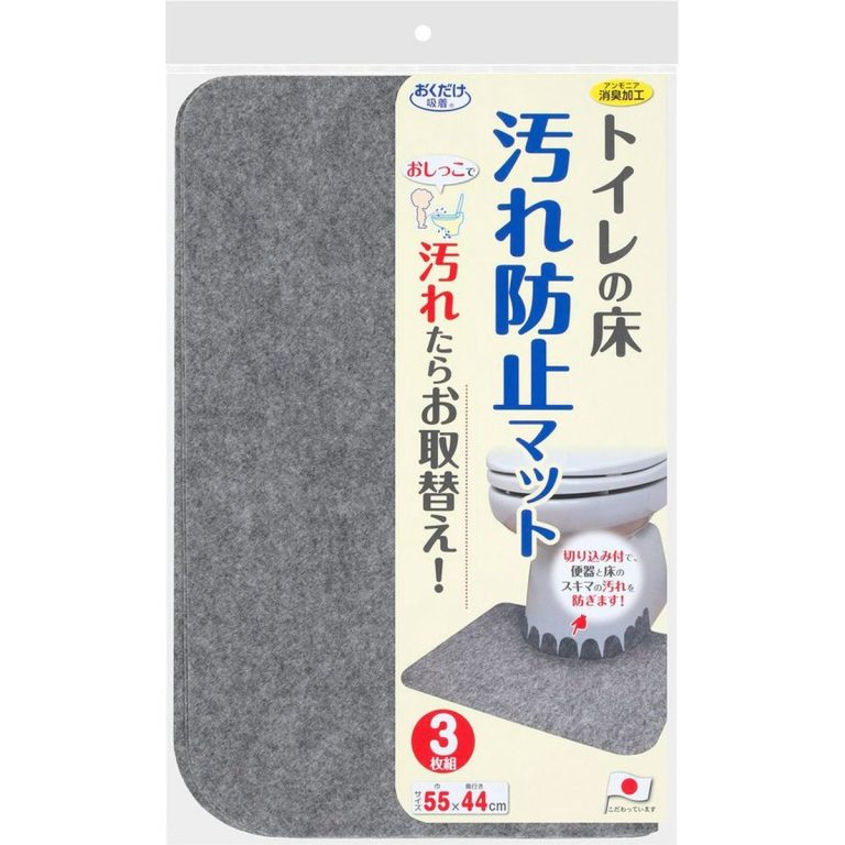 SANKO- 地板防污墊 3片組 KJ-06 GY（灰色）