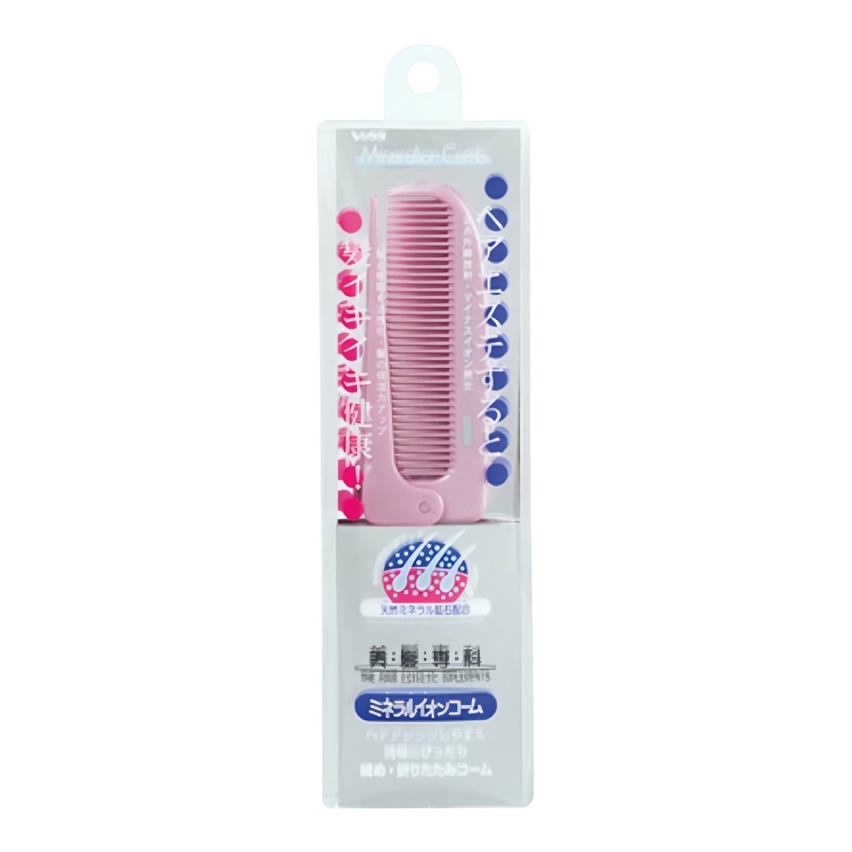 VESS- IO-400PMineral Ion Slim Folding Comb