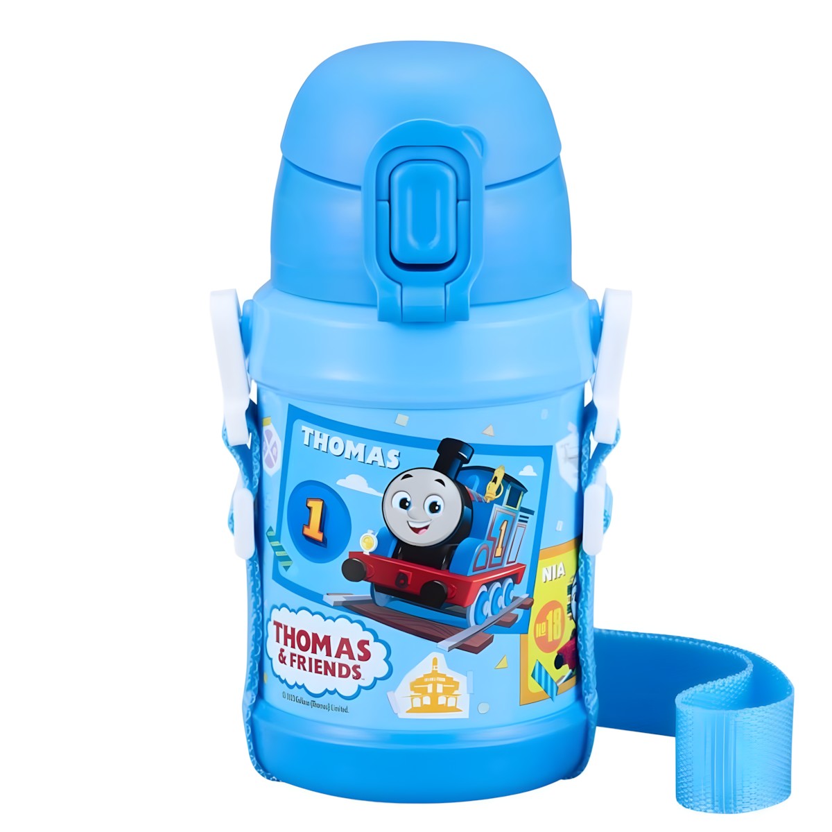 OSK- Straw-type stainless steel bottle – Thomas the Tank Engine 450ml