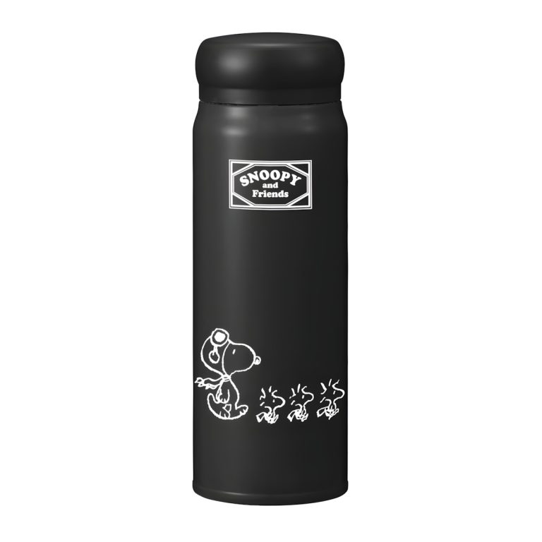 OSK- Stainless steel bottle – Snoopy (black color) 480ml