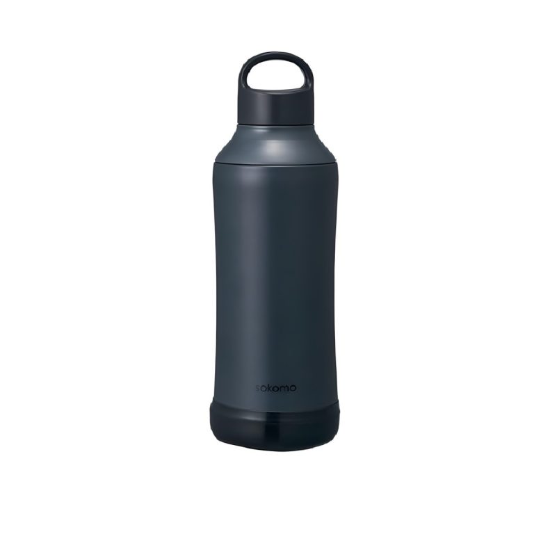 DOSHISHA- Sokomo Fully washable stainless steel bottle – 500ml, Black