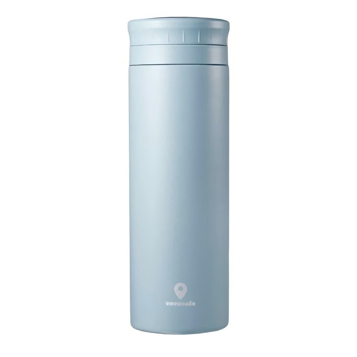 KAKUSEE- Powder-coated vacuum-insulated mug – 500ml, Smoke Blue