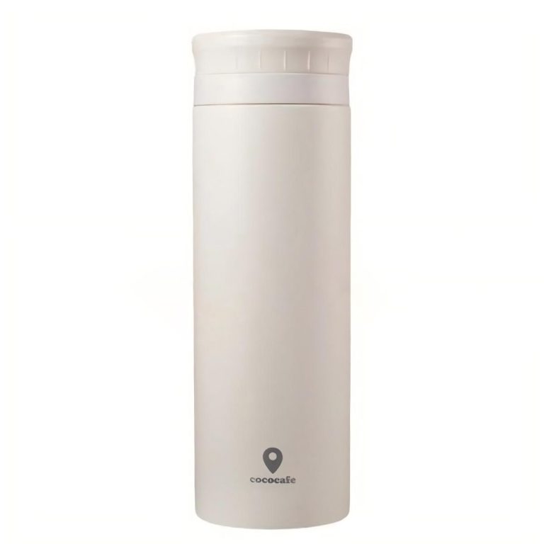 KAKUSEE- Powder-coated vacuum-insulated mug – 500ml, Ivory