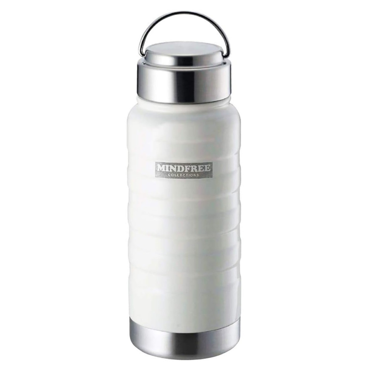 KAKUSEE- MINDFREE stainless steel bottle – 550ml, White