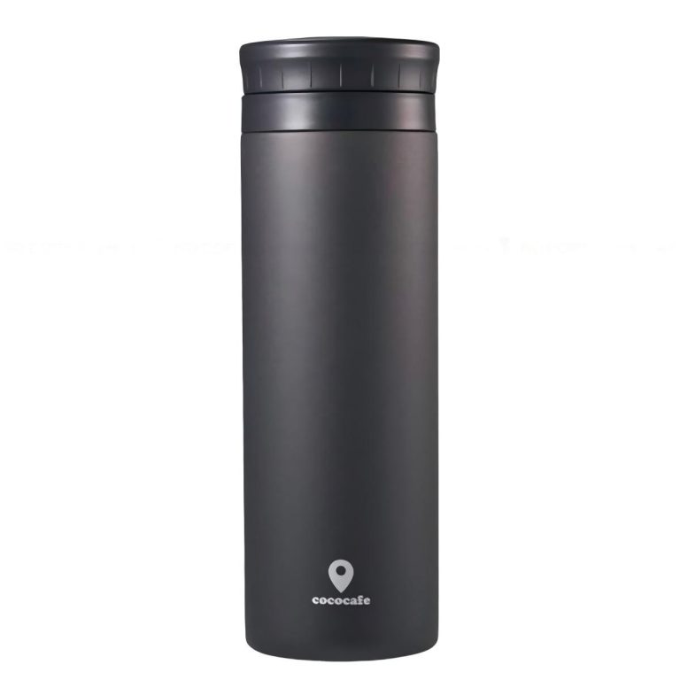 KAKUSEE- Powder-coated vacuum-insulated mug – 500ml, Charcoal