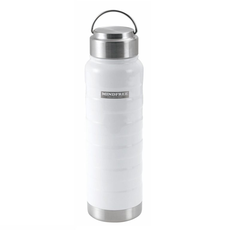 KAKUSEE- MINDFREE stainless steel bottle – 700ml, White