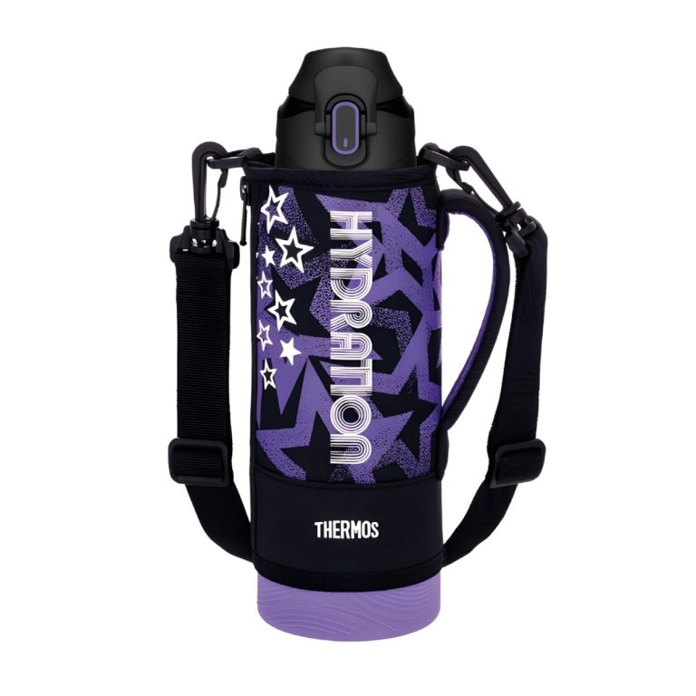 THERMOS- Vacuum Insulated Sports Bottle BKPL (Black Purple) FJS-1000F