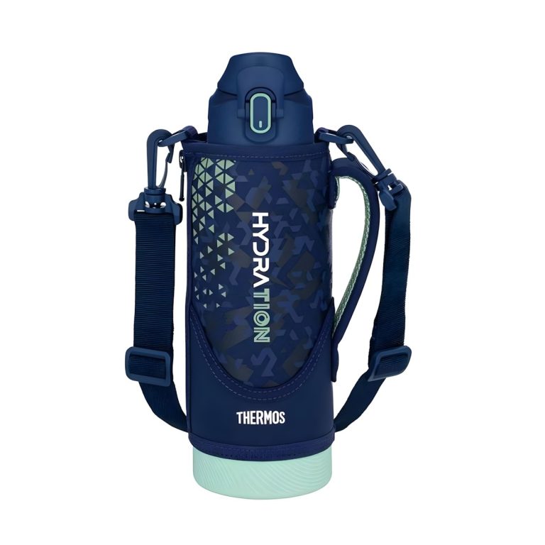 THERMOS- Vacuum Insulated Sports Bottle NVMT (Navy Mint) FJS-1000F