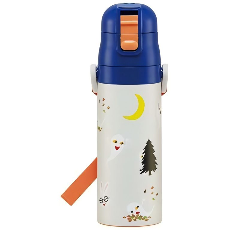 Skater- One-push direct stainless steel bottle with compact lock - Glasses Rabbit