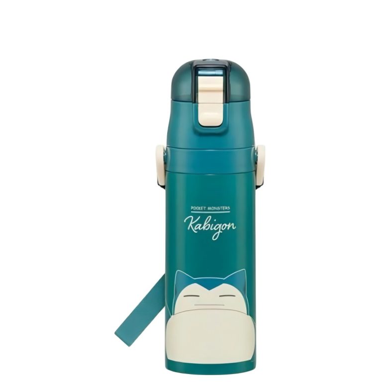 Skater- One-push direct stainless steel bottle with compact lock - Snorlax 24