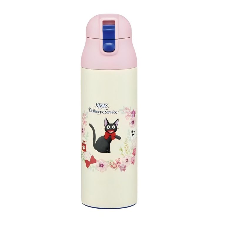 Skater- One-push stainless steel mug bottle with lock - Kiki's Delivery Service (French)