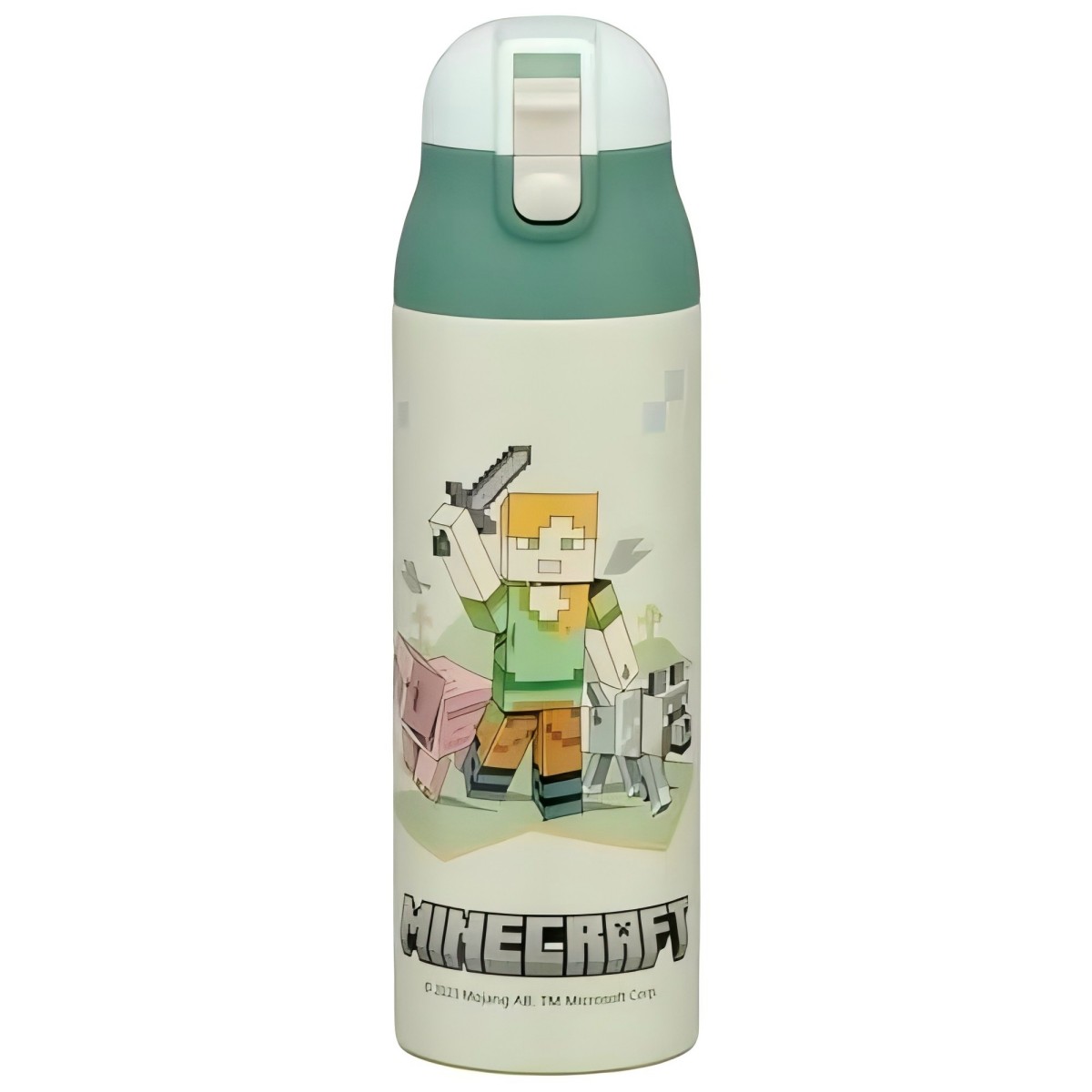 Skater- One-push stainless steel mug bottle with lock – Minecraft Explore More