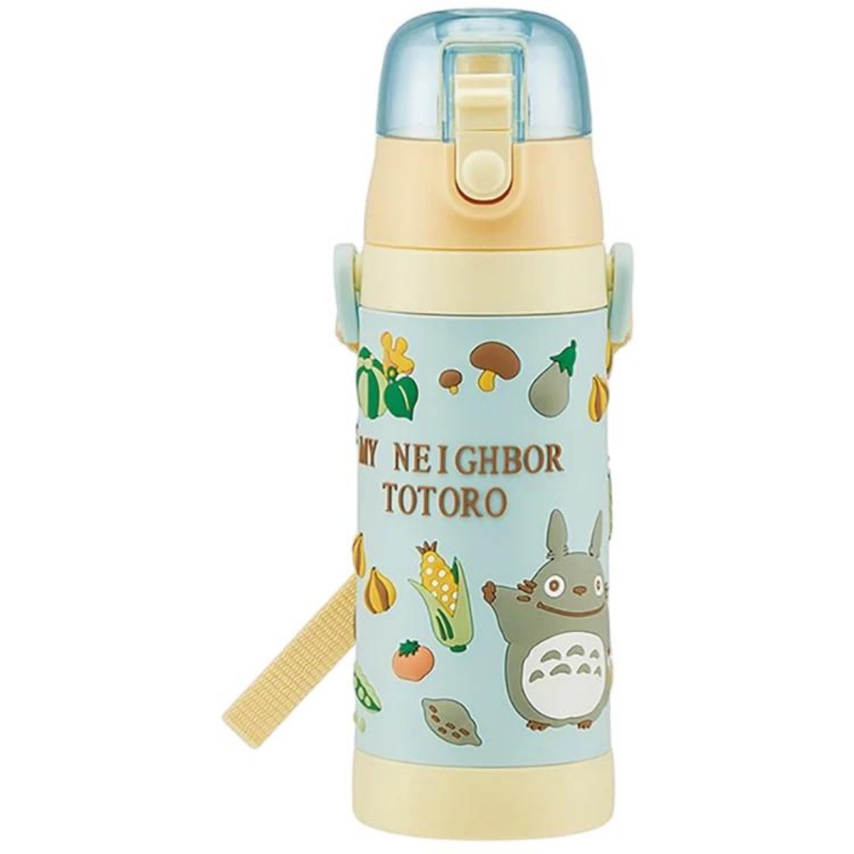Skater- One-push direct bottle with 3D lock – Totoro Vegetable Color