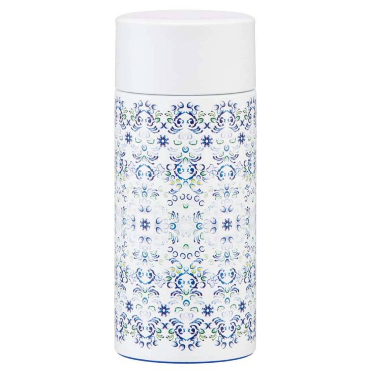 Skater- Ultra-lightweight and compact 2-way stainless steel bottle – Tenpyo pattern (dreamlike) dark blue