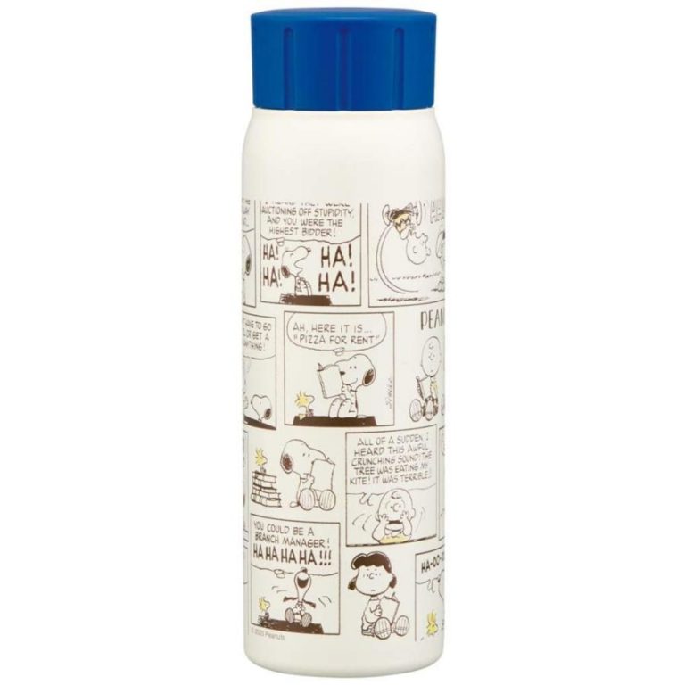 Skater- Vacuum stainless steel bottle for carbonated drinks - PEANUTS Comic Art