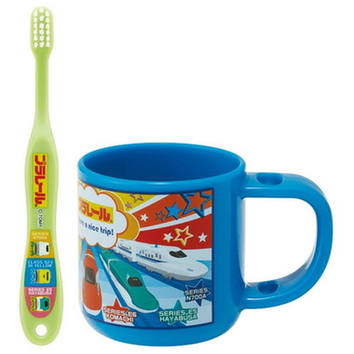 Skater- Mug with Stand and Toothbrush Set -Plarail 19