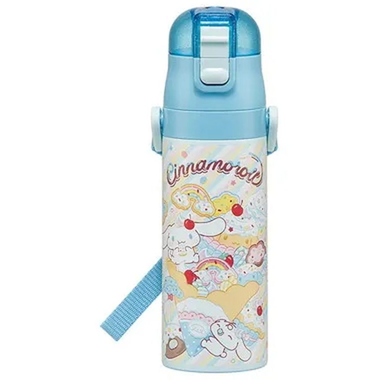 Skater- Ultra-Lightweight One-Push Stainless Steel Water Bottle - Cinnamoroll Fancy Snacks Sweets