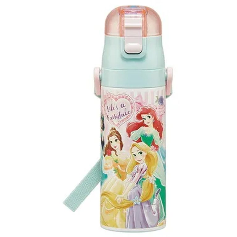 Skater- Ultra-Lightweight One-Push Stainless Steel Water Bottle - Princess(26)