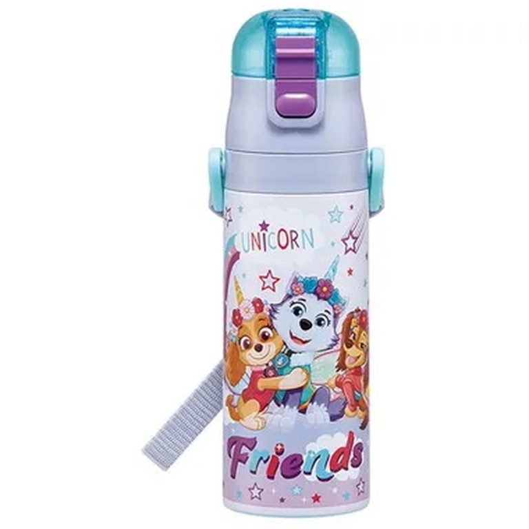 Skater- Ultra-Lightweight One-Push Stainless Steel Water Bottle - PAW Patrol Unicorn