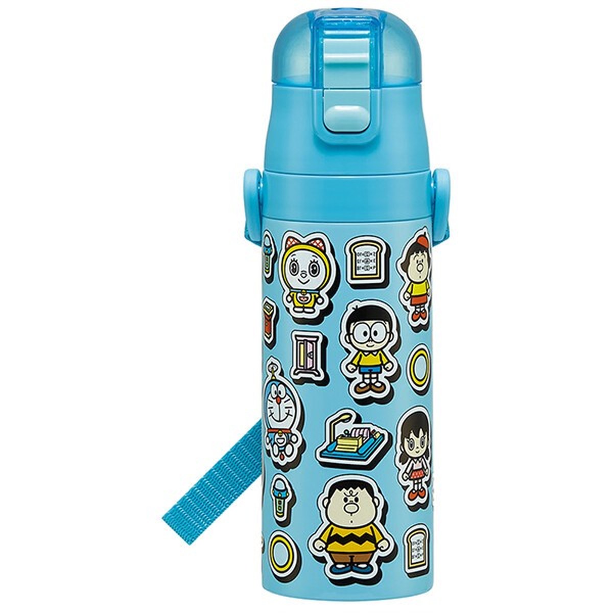 Skater- Ultra-Lightweight One-Push Stainless Steel Water Bottle – I’m Doraemon POP