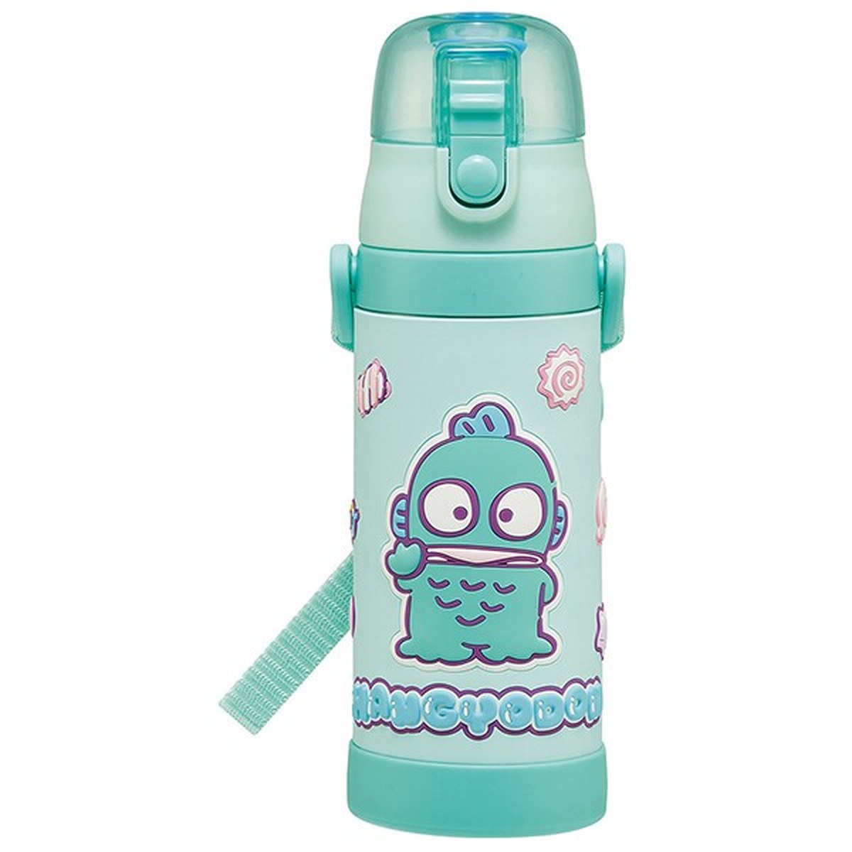 Skater- 3D One-Push Direct Drink Bottle with Safety Lock – Hangyodon Marshmallow Gummy