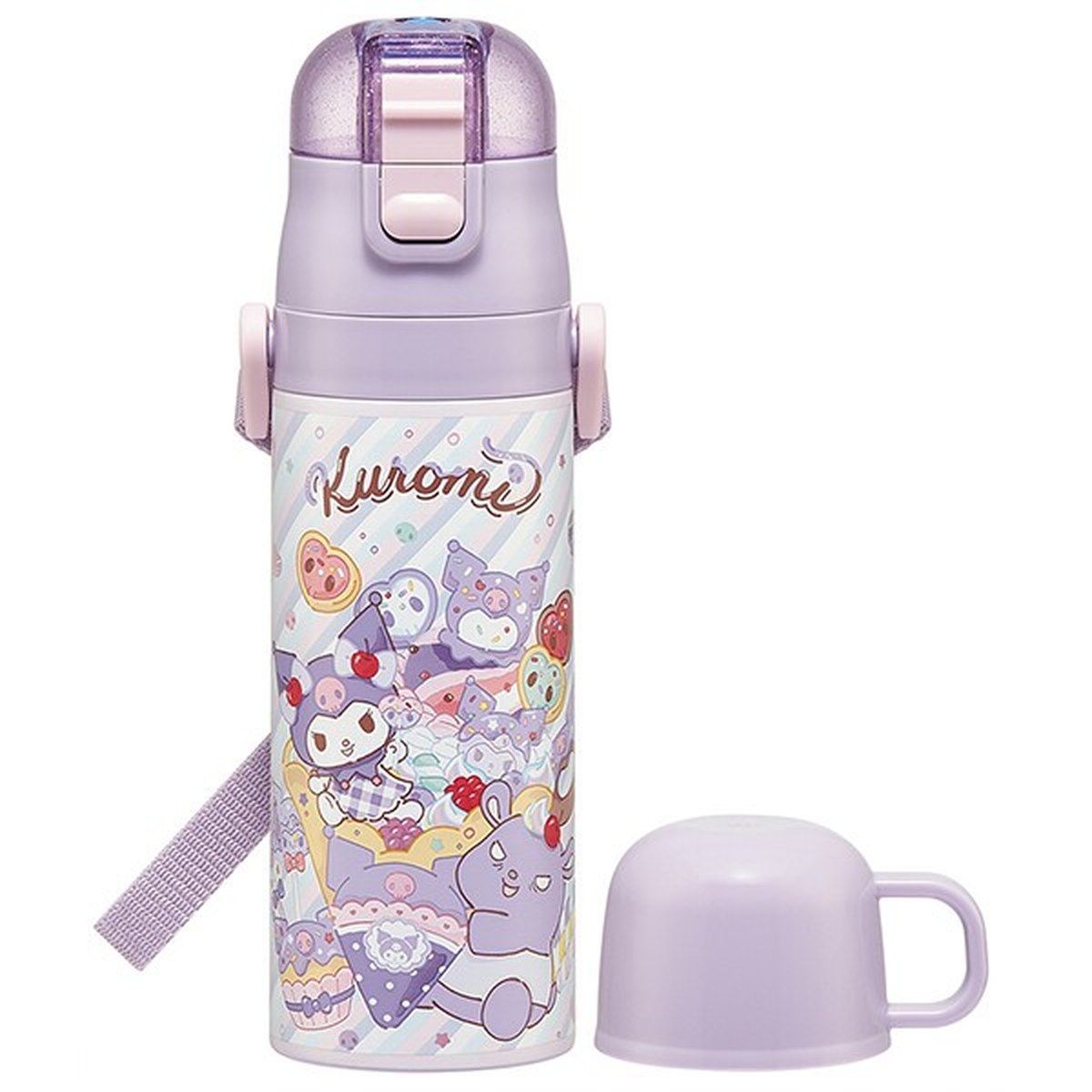 Skater- Ultra Lightweight & Compact 2-Way Stainless Steel Bottle – Kuromi Fancy Snacks Sweet