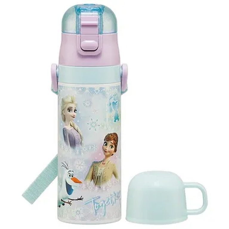 Skater- Ultra Lightweight & Compact 2-Way Stainless Steel Bottle - Frozen(26)