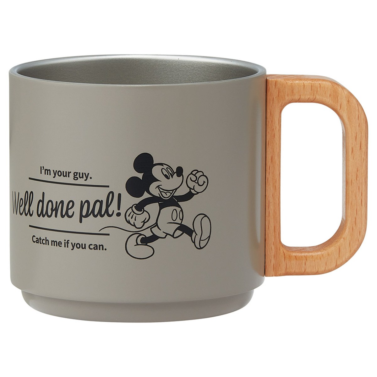 Skater- Stackable Stainless Steel Mug – Mickey Mouse