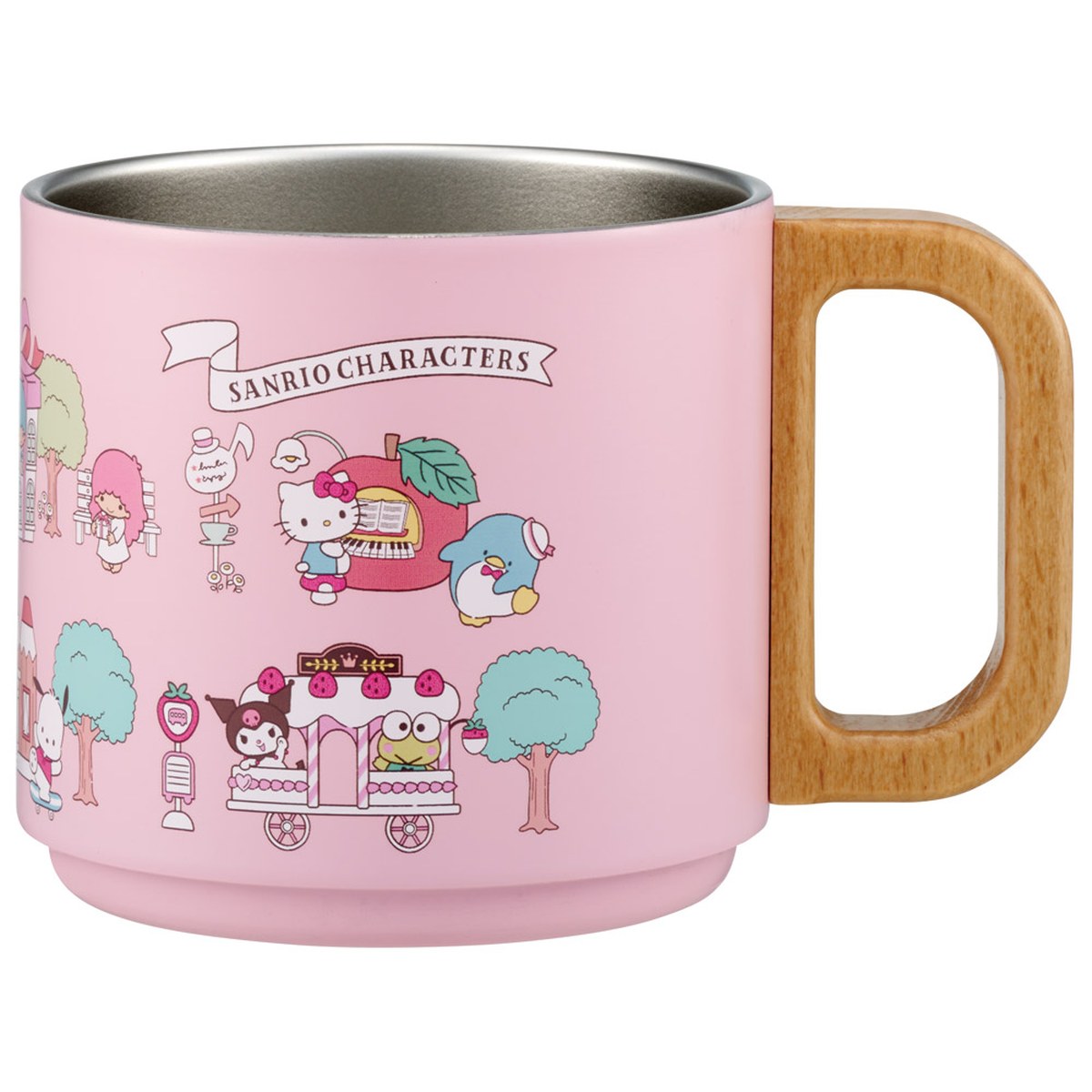 Skater- Stackable Stainless Steel Mug – Sanrio Characters – Cute Village