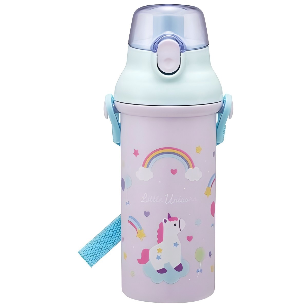 Skater- Antibacterial Direct-Drink Plastic Bottle – Little Unicorn