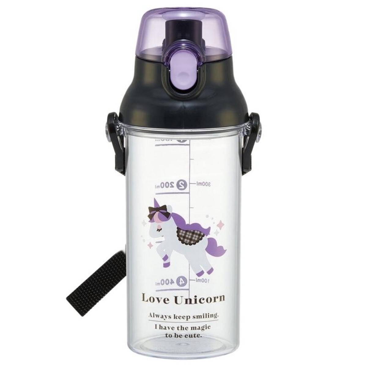 Skater- Healthy Clear Marker Bottle – Love Unicorn PSB5TRC