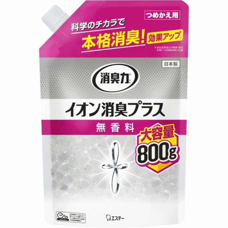 ST- Shoshuriki Clear Beads – Ion Deodorizer Plus – Large Size – Refill – Fragrance Free 800g