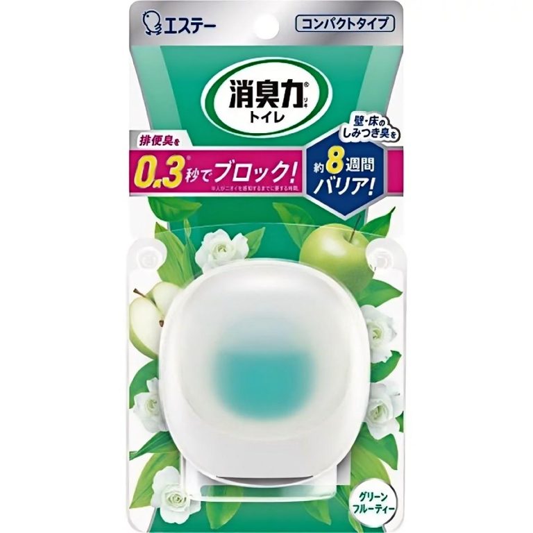 ST- Shoshuriki Compact Toilet Deodorizer – Main Unit – Green Fruity 1 pcs