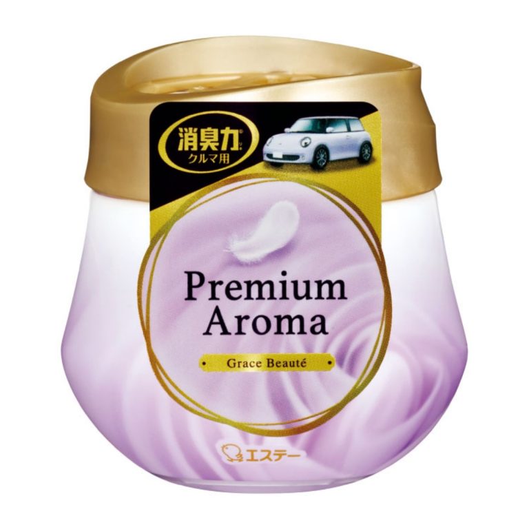 ST- Shoshuriki Car Deodorizer – Premium Aroma – Gel Type – Grace Beauté 90g