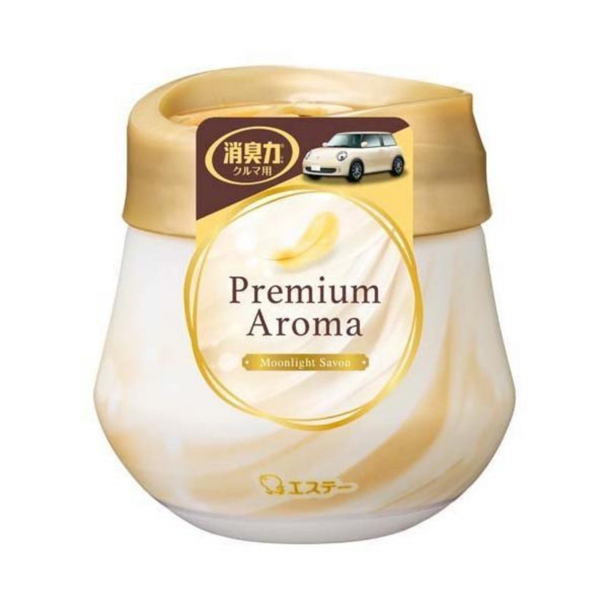 ST- 汽車用 消臭力 Premium Aroma 凝膠型 月光皂香 90g