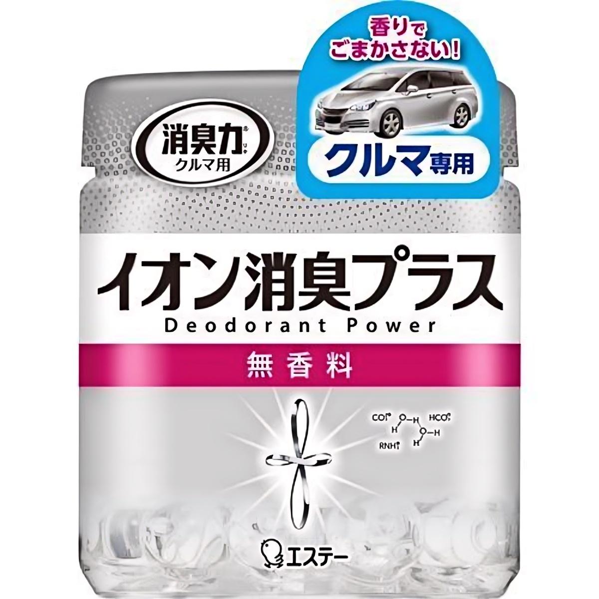 ST- クルマの消臭力 イオン消臭プラス クルマ用 本体 無香料 90g