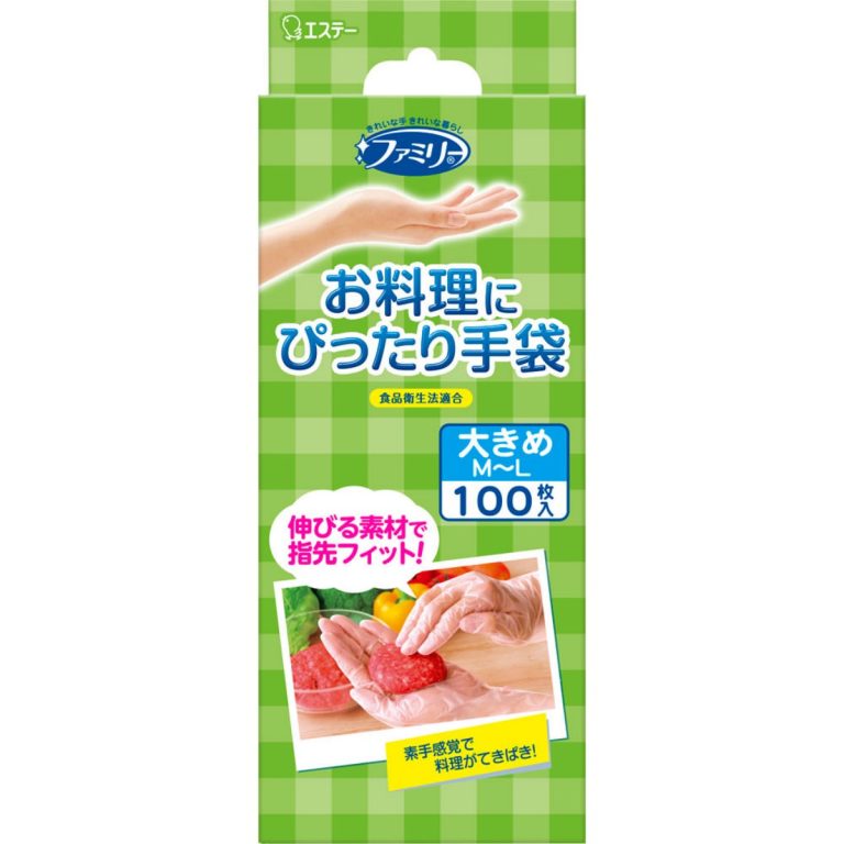 ST- Family 料理專用手套 ML 半透明 100枚