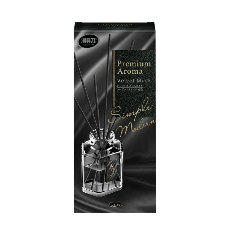 ST- Shoshuriki Room Deodorizer – Premium Aroma Stick – Main Unit – Velvet Musk 50ml