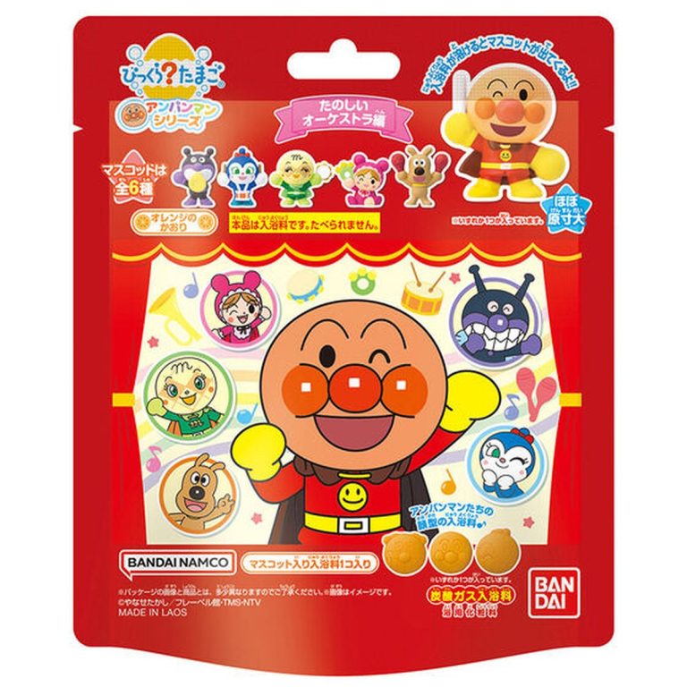 BANDAI- Surprise Bath Ball – Anpanman Fun Orchestra Series 75g