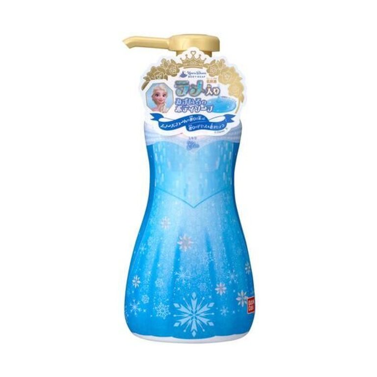 萬代- 香氛洋裝造型沐浴乳（艾莎公主） 180ml