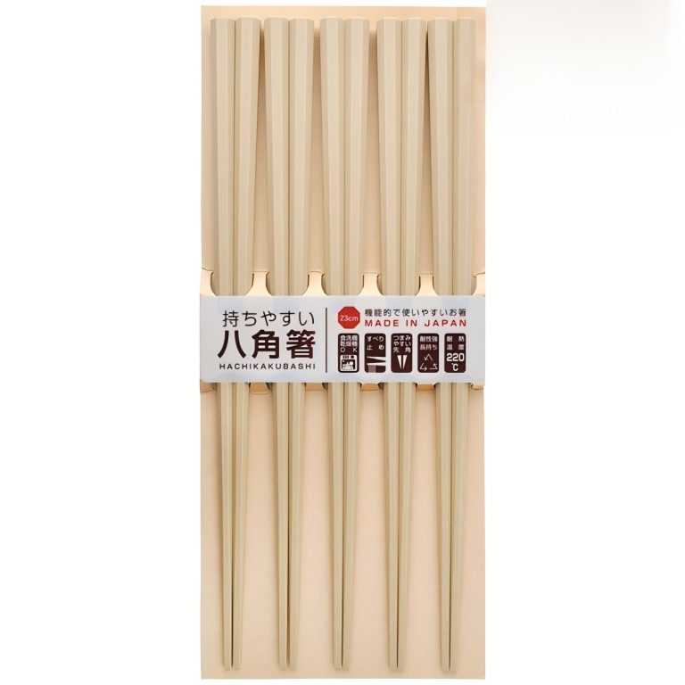 SUNLIFE- 八角 PBT 箸 ナチュラル 23cm 5雙
